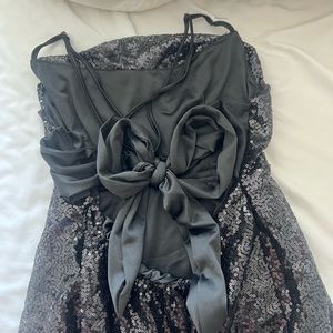 Black sequin formal dress!
